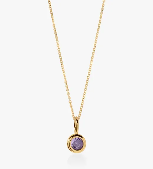 Birthstone Charm Necklace